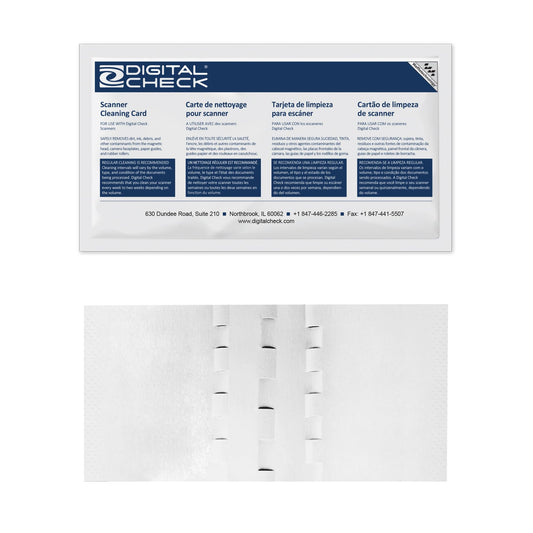 KICTeam - Waffletechnology® Cleaning Cards for Digital Check Scanners (15 Cards) - Digital Check Tested & Approved - Presaturated with WonderSolvent