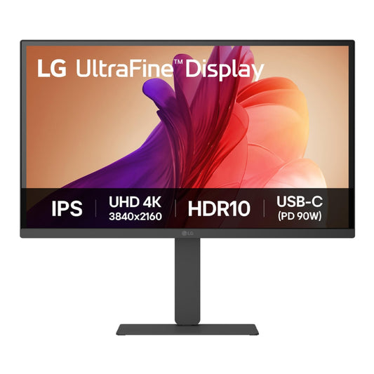 LG 27U730A 27” 4K UHD Ultrafine™ IPS Monitor, HDR10, DCI-P3 90%, USB-C 90W PD, Height/Tilt/Swivel Stand, Virtually Borderless, LG Switch, Eye Care, Mac & PC Compatible