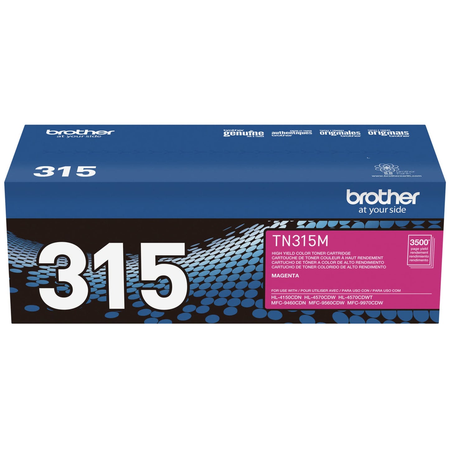 Brother TN315M Magenta Toner Cartridge High Yield