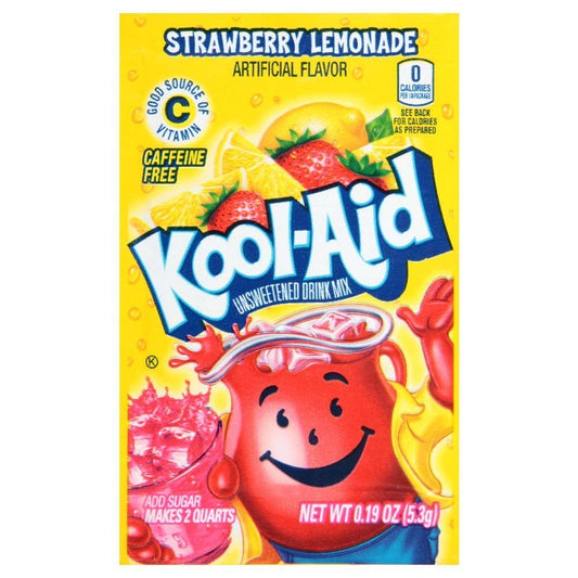 Kool-Aid Strawberry Lemonade Drink Mix 0.19oz 4/48ct