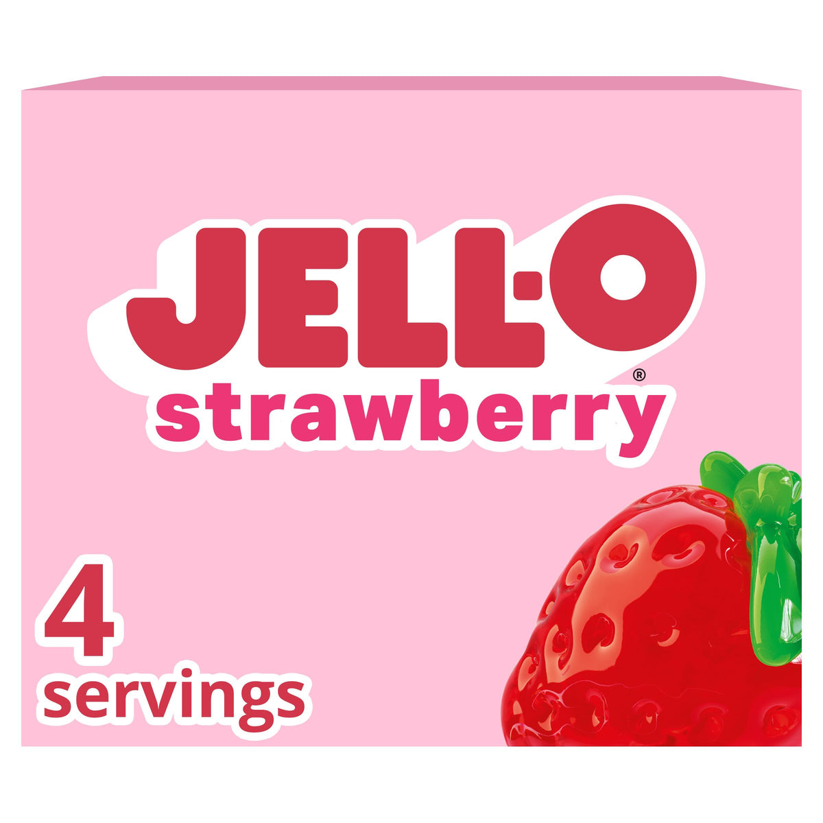 Jell-O Strawberry Gelatin Dessert Mix 3 oz