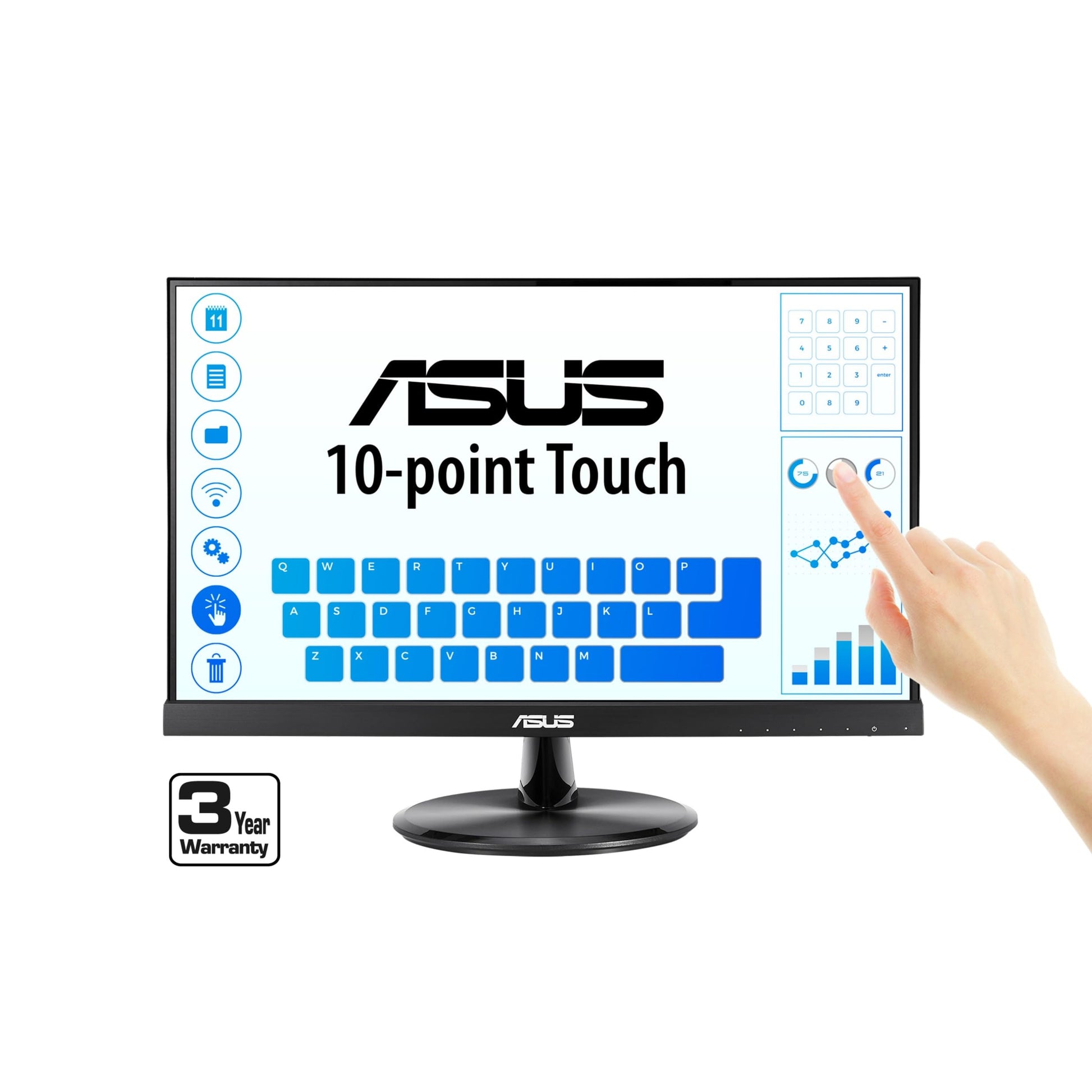 Asus 21.5" 10-Point Touch Monitor