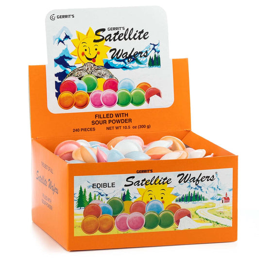 Gerrit's Satellite Wafers Filled Sour Powder 240ct (2 Pack)