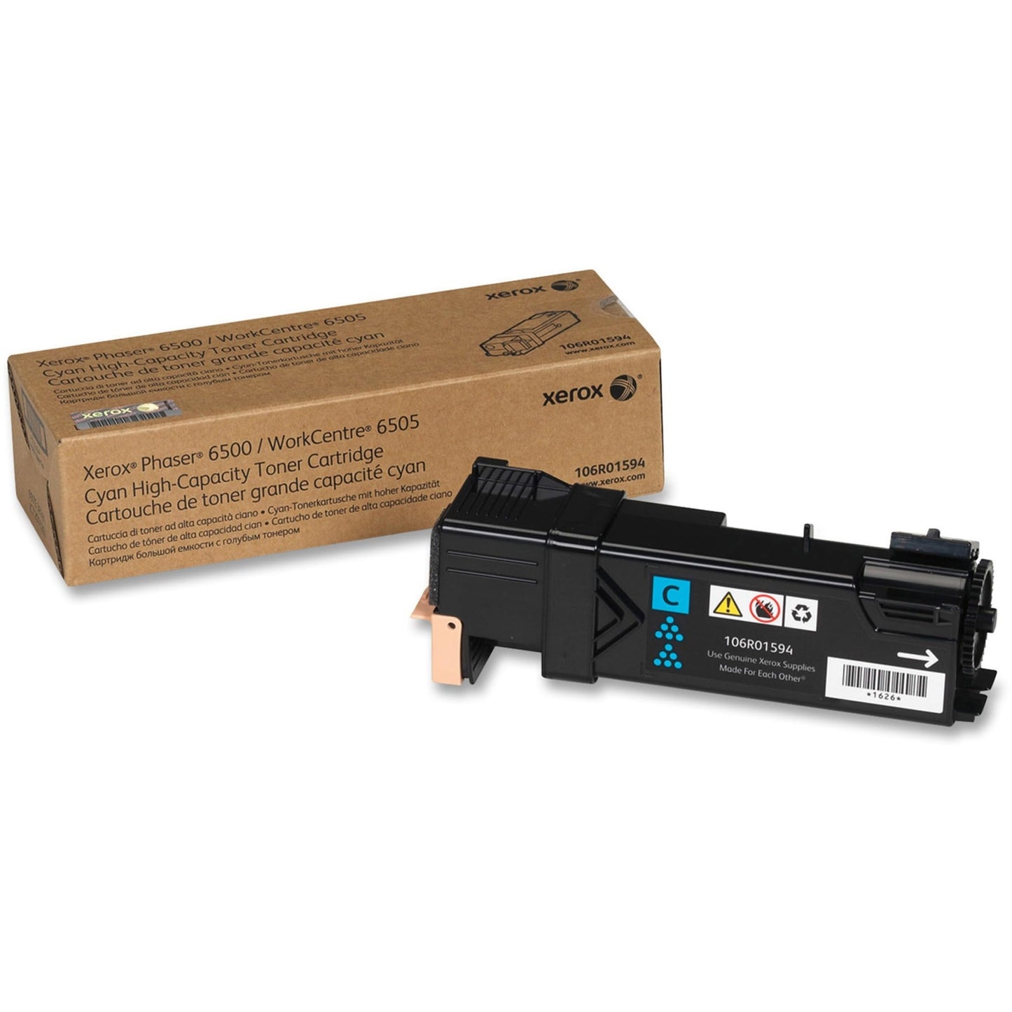 Xerox 106R01594 Cyan Toner Cartridge High Capacity