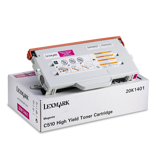 Lexmark 20K1401 Magenta High-Yield Toner, 6600 Pages