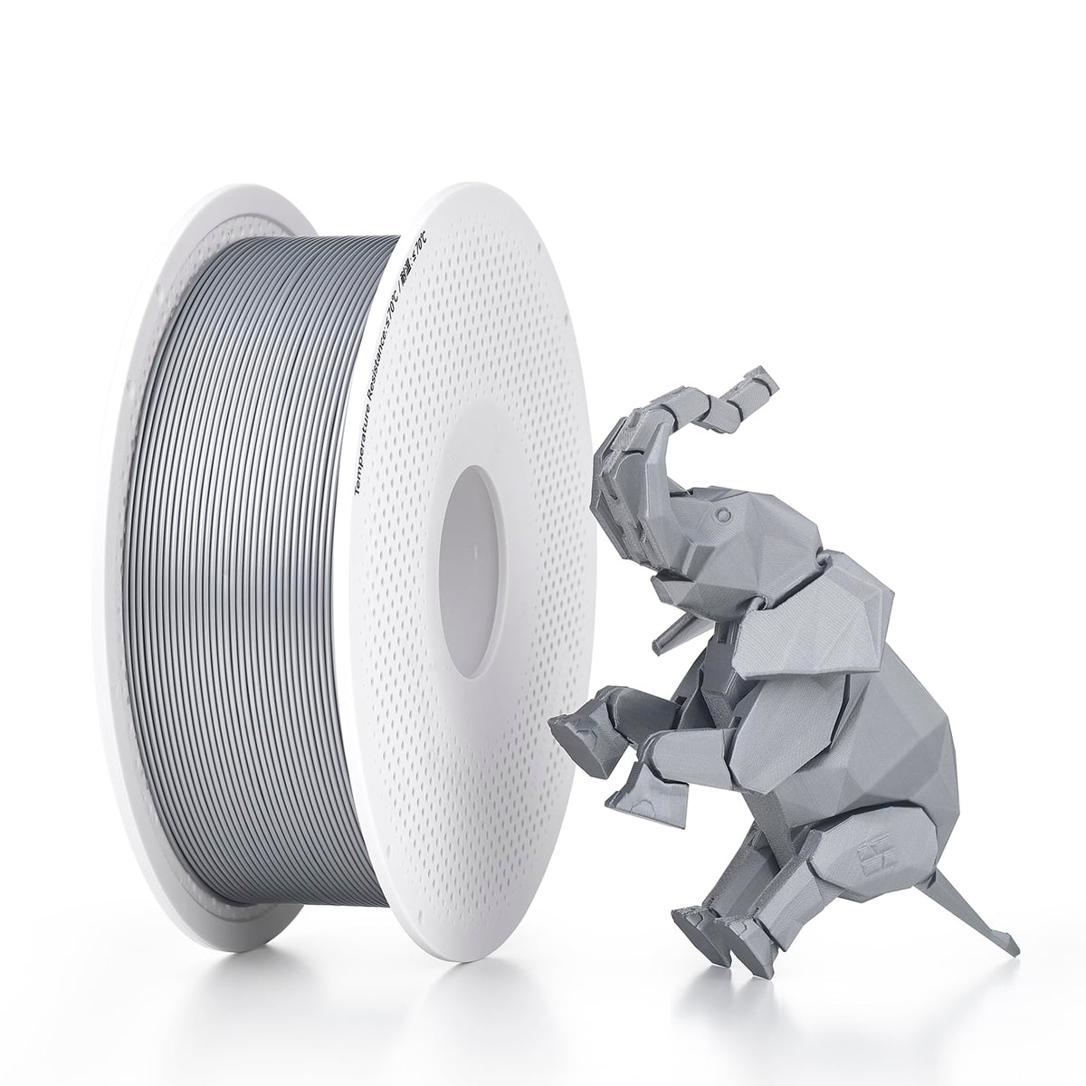 Bambu Lab PLA 3D Printer Filament 1.75mm 1kg Silver