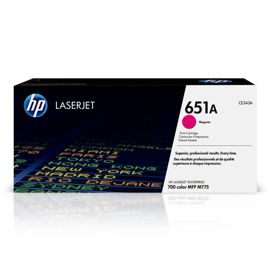 HP 651A Magenta Toner Cartridge CE343A