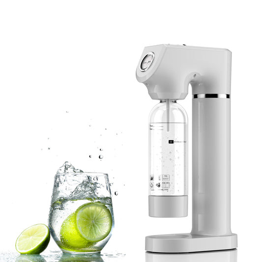 Culinary Chef Sparkling Soda Maker, White with Bottle
