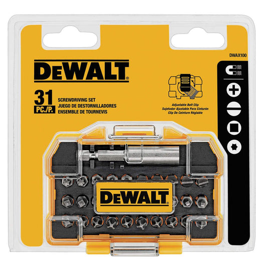 DEWALT SCREWDRIVING SET 31PC
