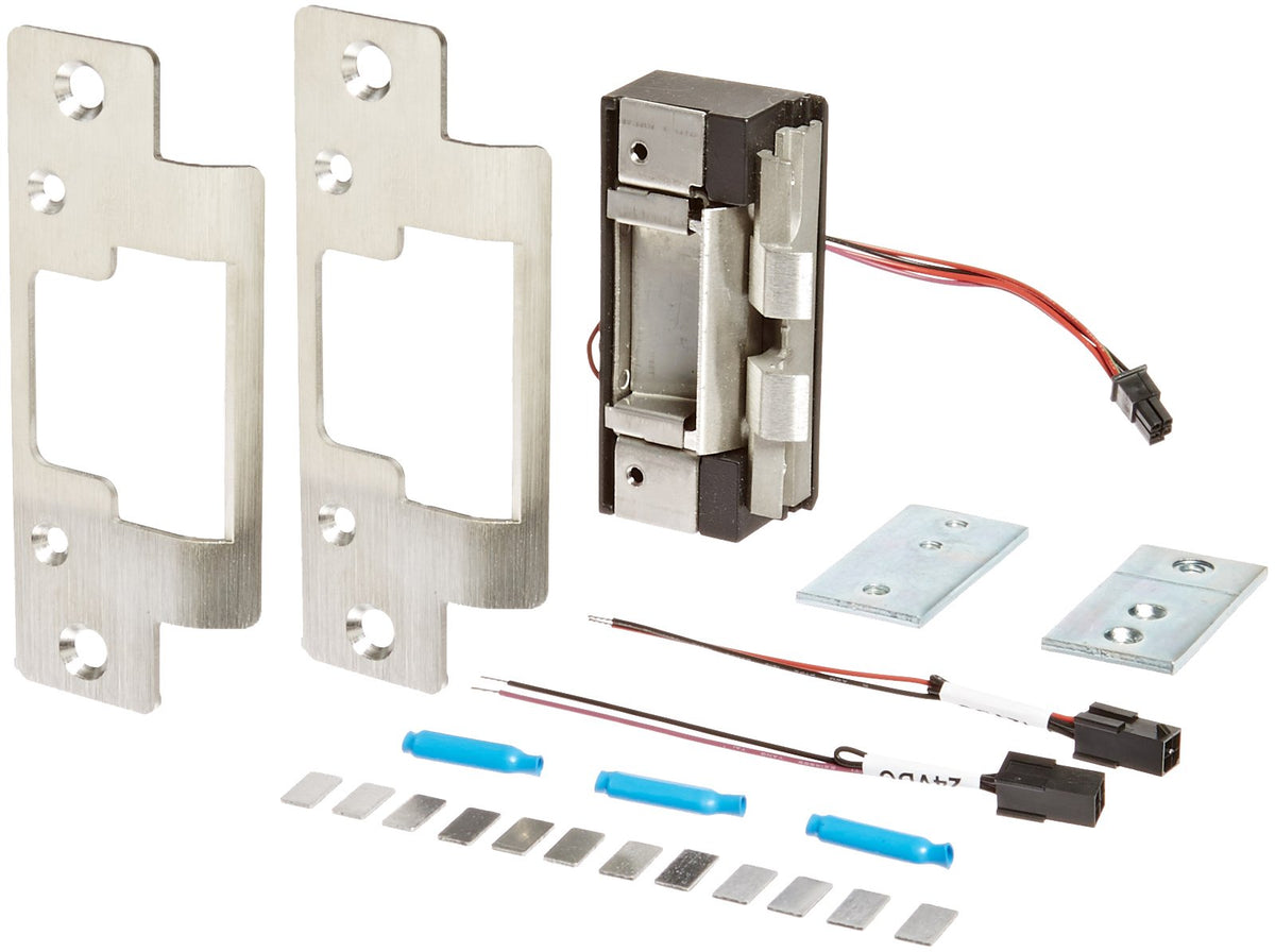 HES 10720403 Faceplate for Electric Strike 8000 Series Complete Pac (8000c) for Cylindrical Locksets in Metal, Concealed, Satin Stainless