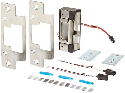 HES 10720403 Faceplate for Electric Strike 8000 Series Complete Pac (8000c) for Cylindrical Locksets in Metal, Concealed, Satin Stainless