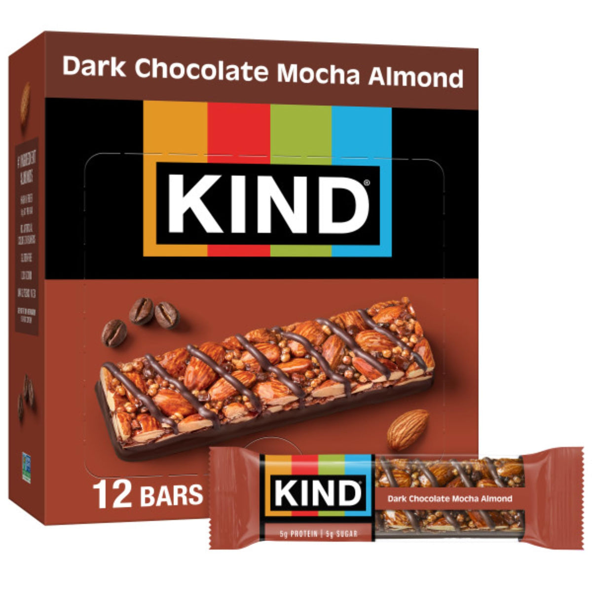 KIND Dark Chocolate Mocha Almond Bars 12ct