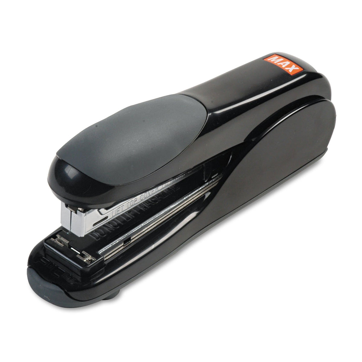 Max HD50DFBK Flat-Clinch Stapler 30-Sheet Black