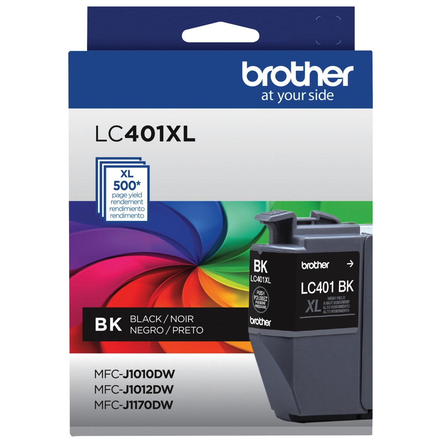 Brother LC401XLBK High Yield Black Ink Cartridge