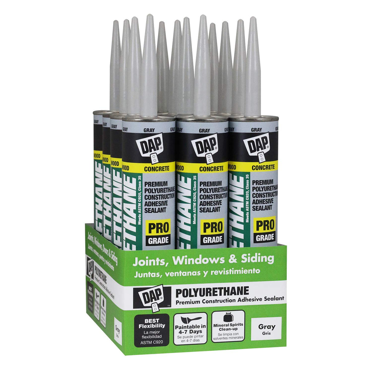 DAP Polyurethane Construction Adhesive Sealant 10.1 oz 18814