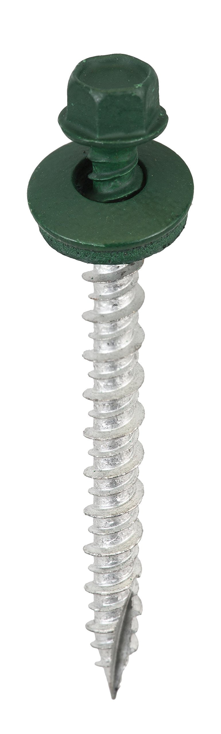 Acorn International Metal to Wood Screws #9 x 2" Forest Green, 250-Pack