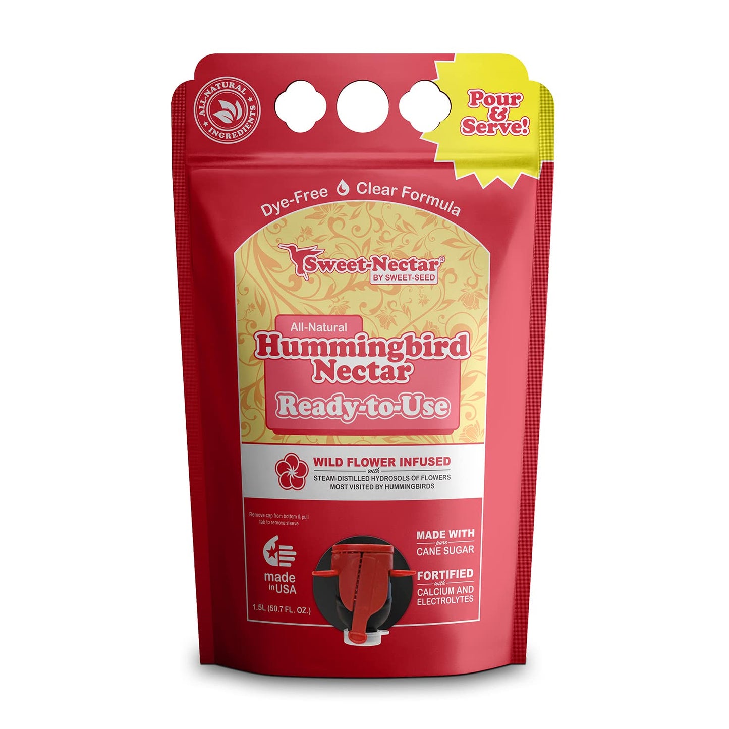 Sweet Seed Hummingbird Nectar 1.5L Ready to Use