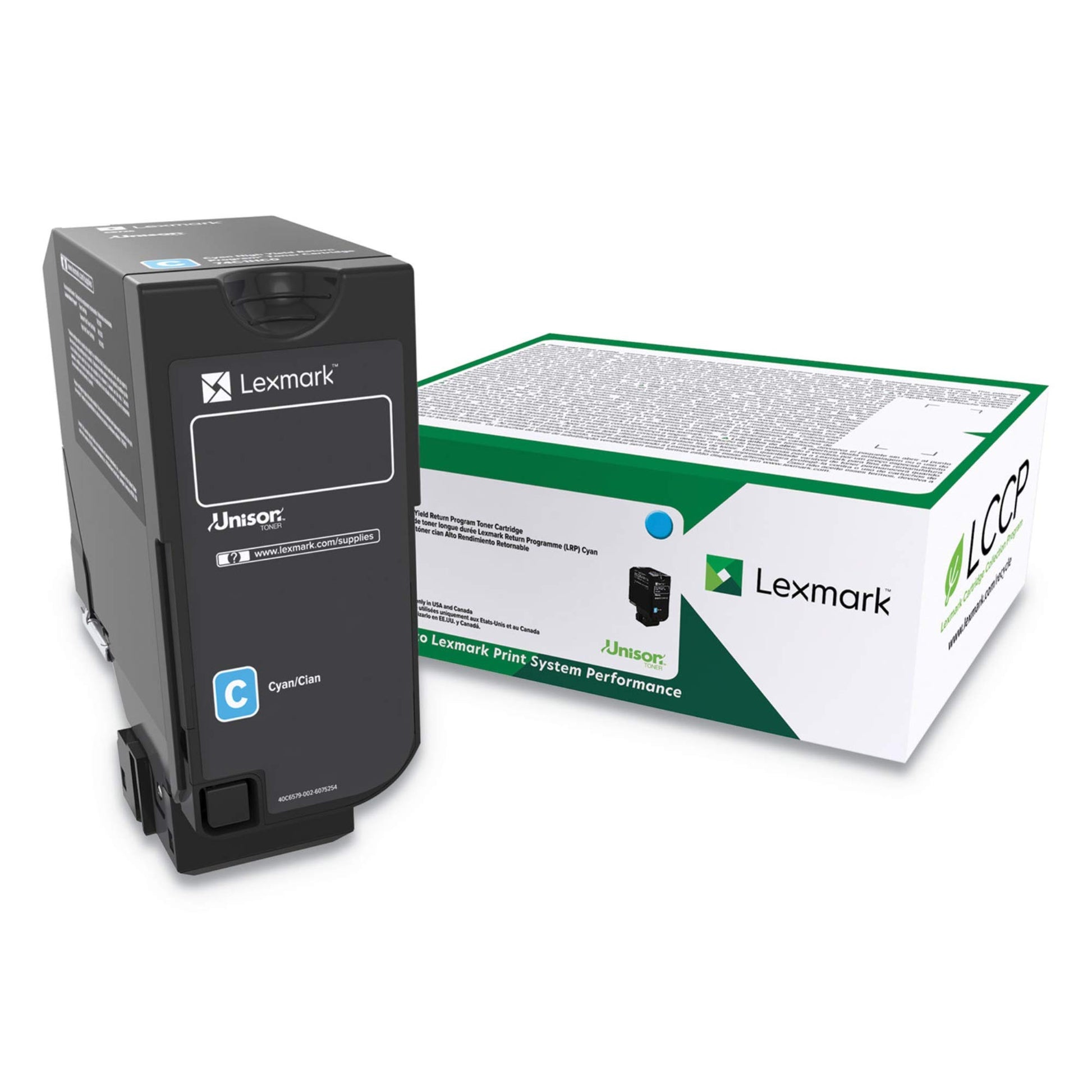 Lexmark High Yield Cyan Toner 84C0HCG 16,000 Pages