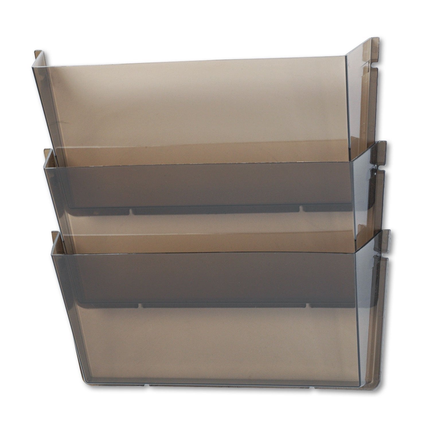 Deflecto 64302 Unbreakable Docupocket Single Pocket Wall File, Legal, Smoke