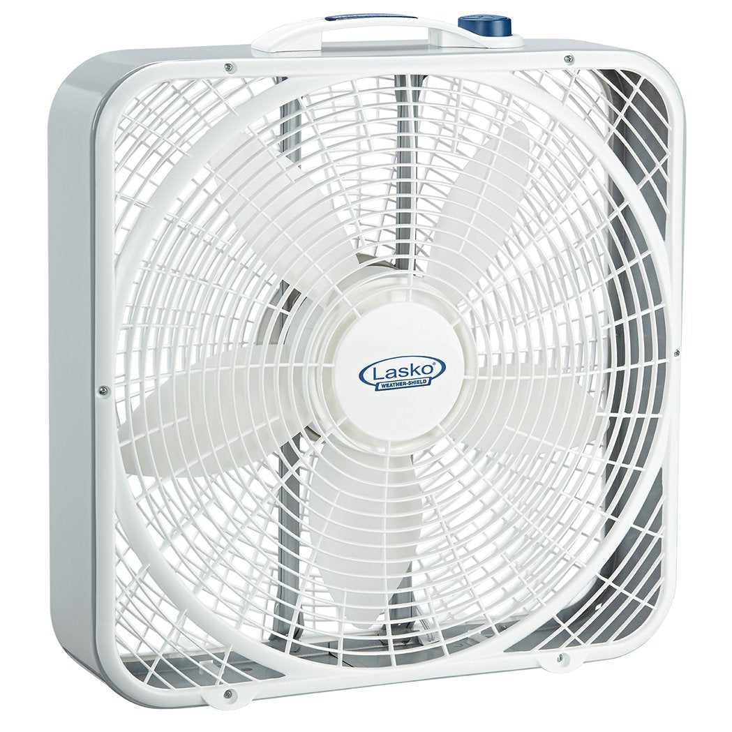 Lasko 20 in. 3-Speed Weather Shield Performance Box Fan