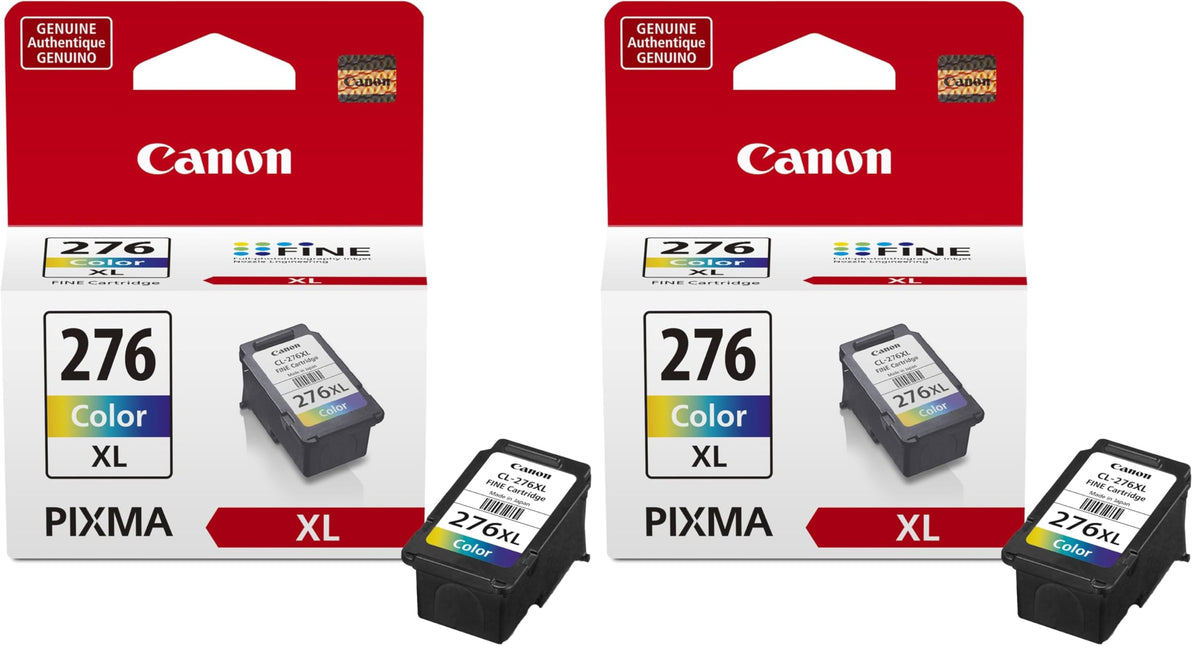 Canon CL-276 XL Genuine Color Ink Cartridge,Compatible with TS3520/3522,TR4720/4722,TS3720/3722,(Pack of 2)