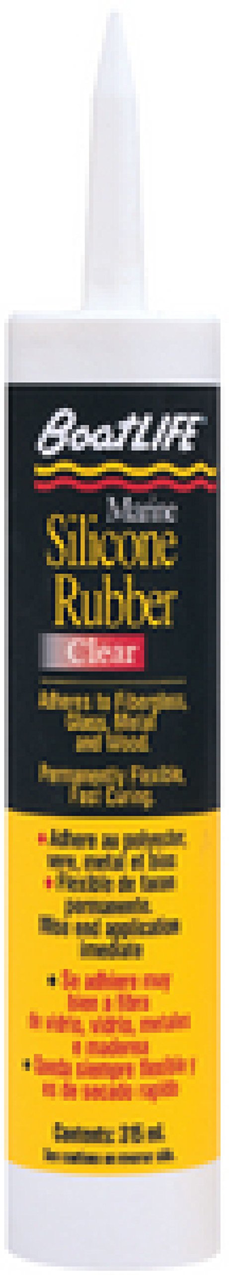 BoatLIFE Silicone Rubber Sealant Cartridge - Clear