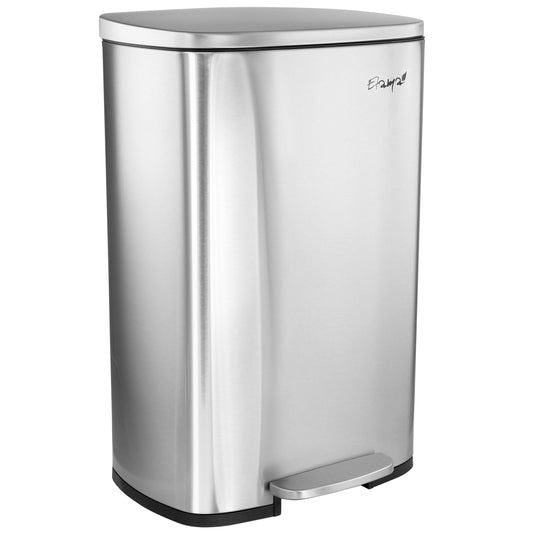 Elama 50L Stainless Steel Step Trash Bin