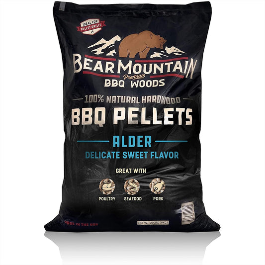 Bear Mountain Alder BBQ Wood Pellets 20lb