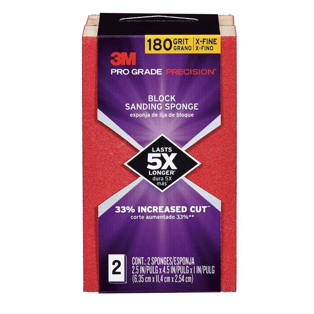3M Sanding Block Sponge 180 Grit