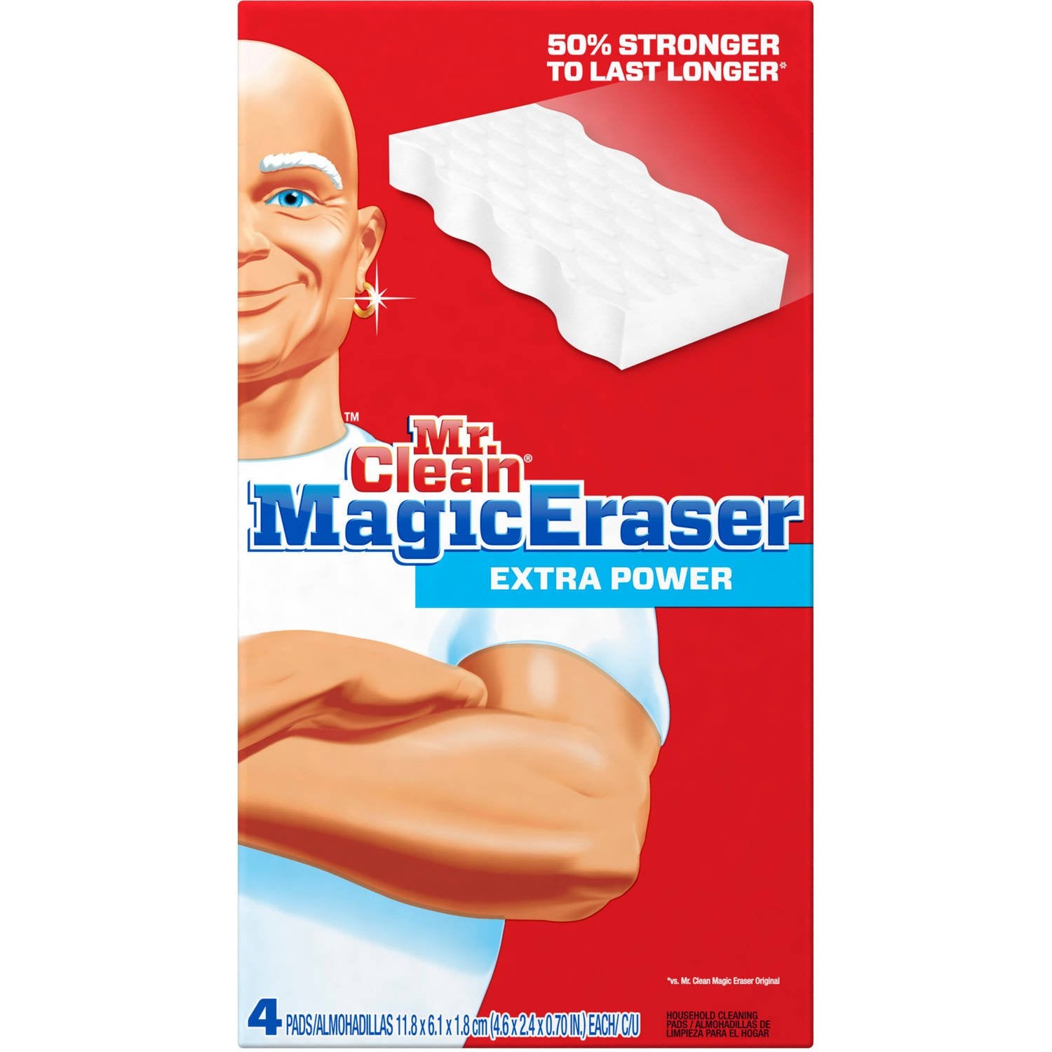 Mr. Clean Magic Eraser Extra Durable 4/Box