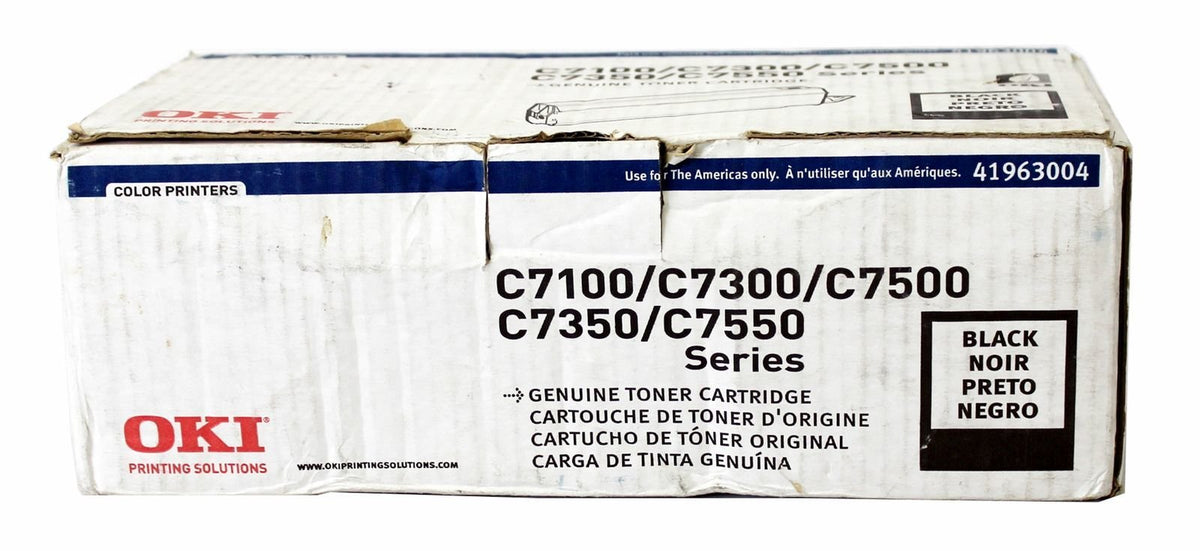 Oki C7100/C7300/C7350/C7500/C7550 Series Black Toner (10000 Yield)
