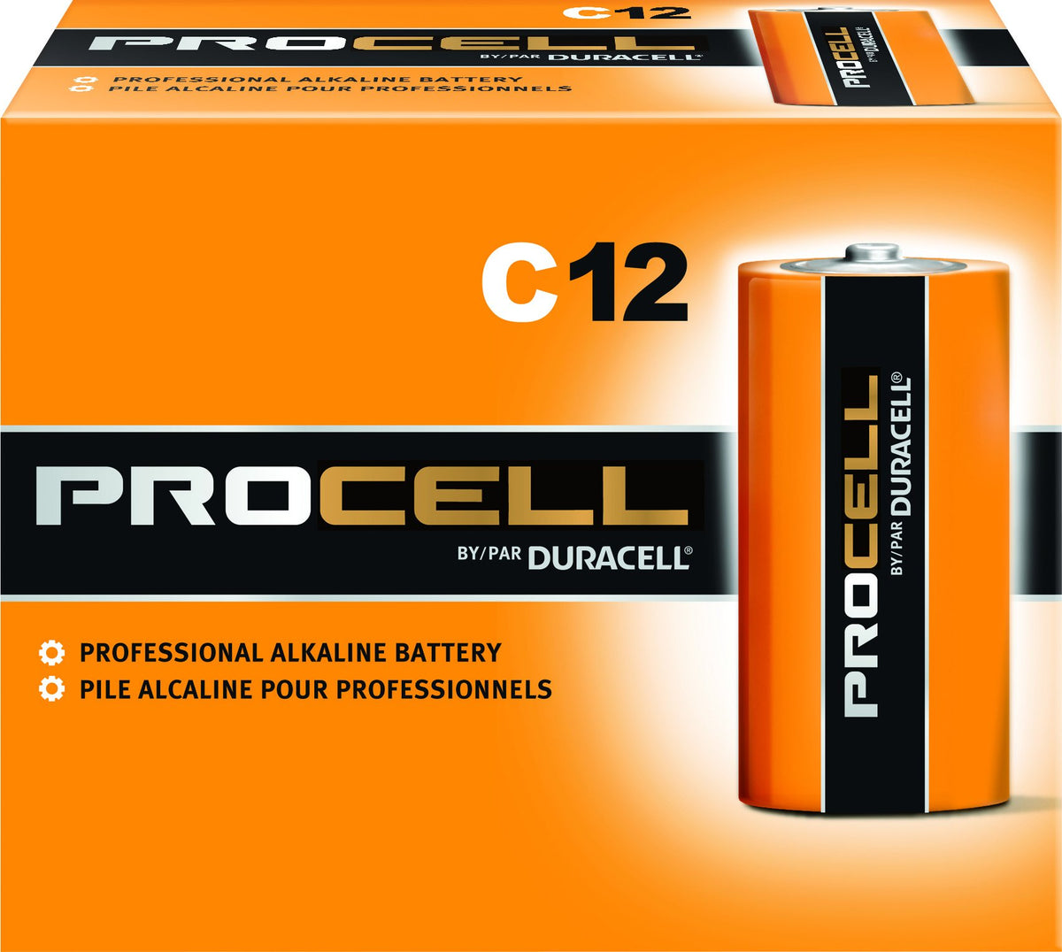 Duracell Procell PC1400 C Size 1.5V Battery 72-Pack