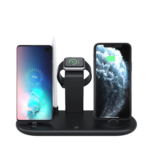 Trexonic 7-in-1 Qi Wireless Charging Station TRX-UD20 Black
