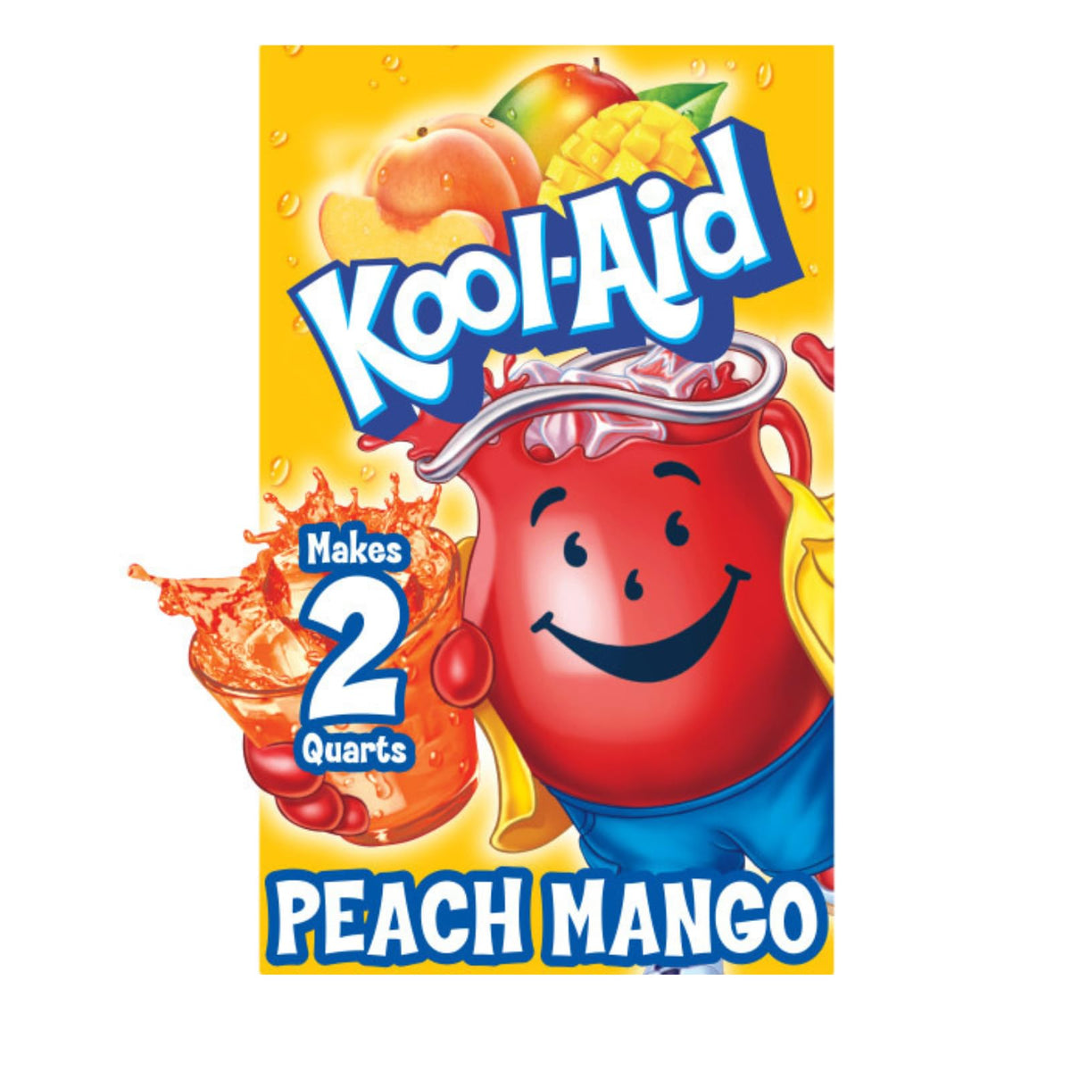 KOOL-AID Peach Mango Unsweetened Drink Mix 0.14oz 48ct