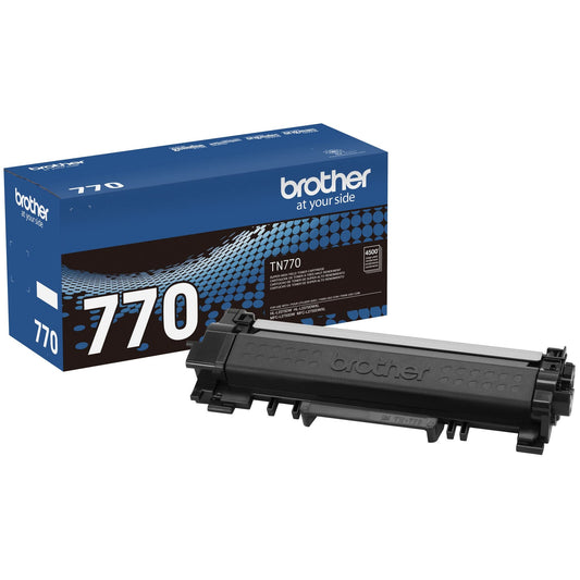 Brother TN770 High-Yield Black Toner Cartridge 4.5K