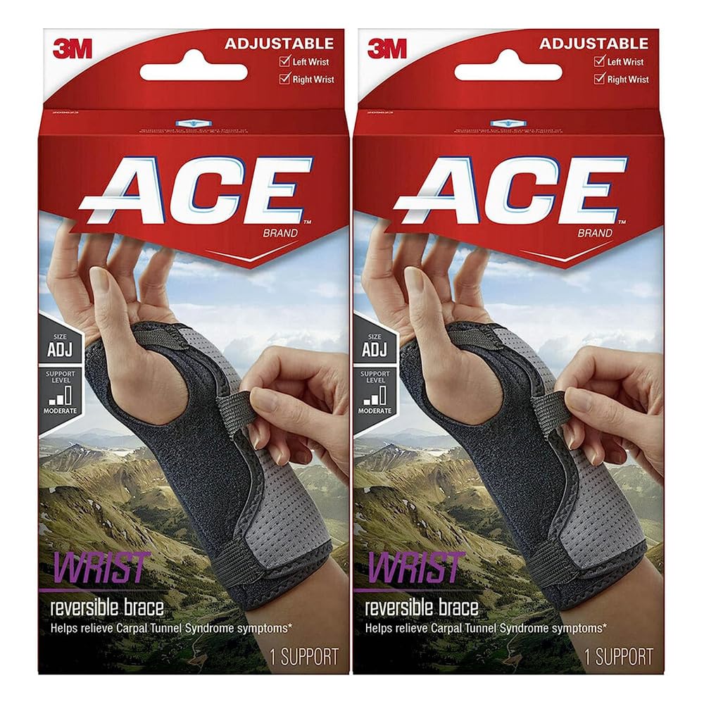 Ace Splnt Wrst Brace Reve Size 1ea Ace Splint Wrist Brace Reversible 1ea
