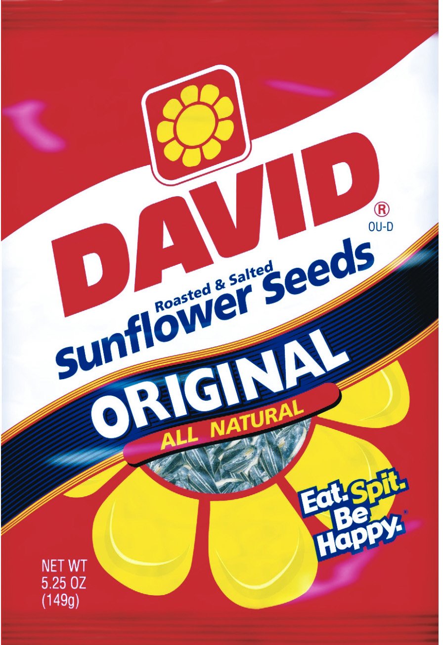 David Original Roasted Salted Sunflower Seeds 5.25 oz
