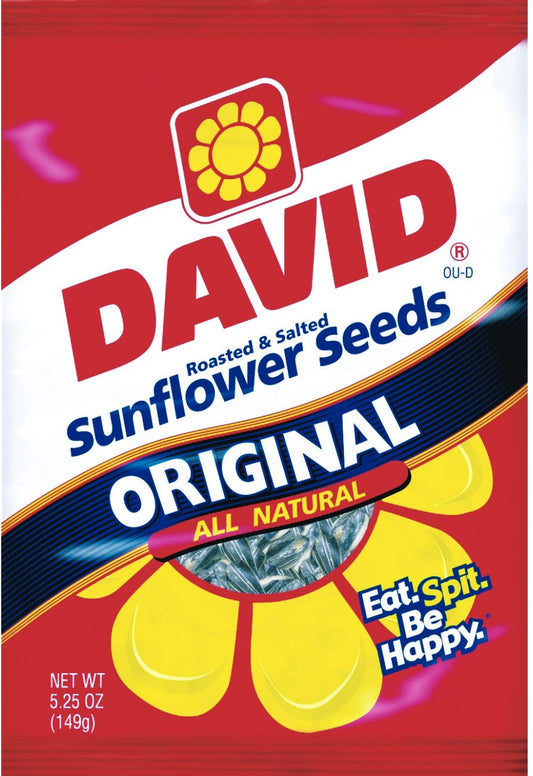 David Original Roasted Salted Sunflower Seeds 5.25 oz