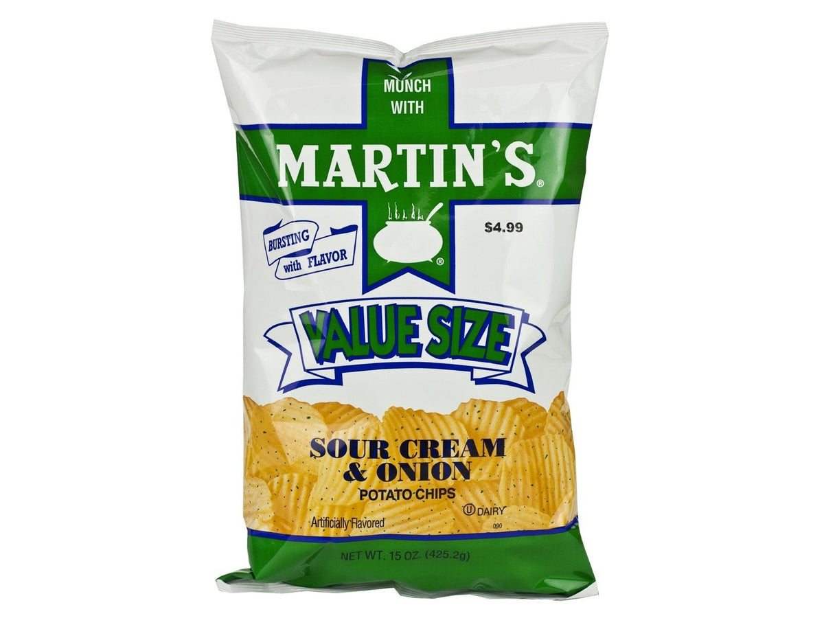 Martin's Sour Cream & Onion Potato Chips 17 oz