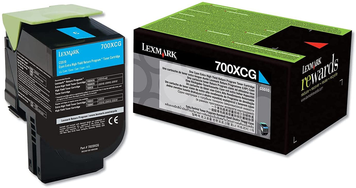 Lexmark Original Toner Cartridge Cyan