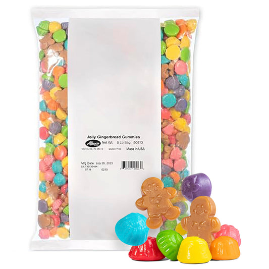 Albanese Jolly Gingerbread Gummies 4ct 5lb