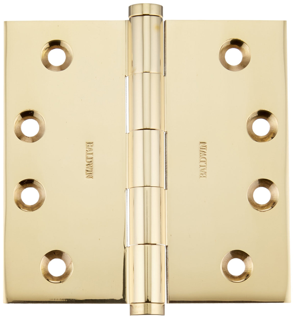 Baldwin 1040031I Square Mortise Hinge, Unlacquered Bright Brass
