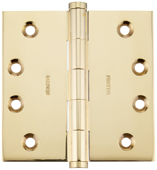 Baldwin 1040031I Square Mortise Hinge Bright Brass