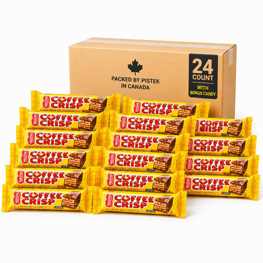 King Size Crispy Coffee Candy Bars 2.64 oz Each, Pack of 24, 4 Pound Bag