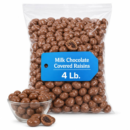 Bulk Milk Chocolate Covered Raisins 4 lb