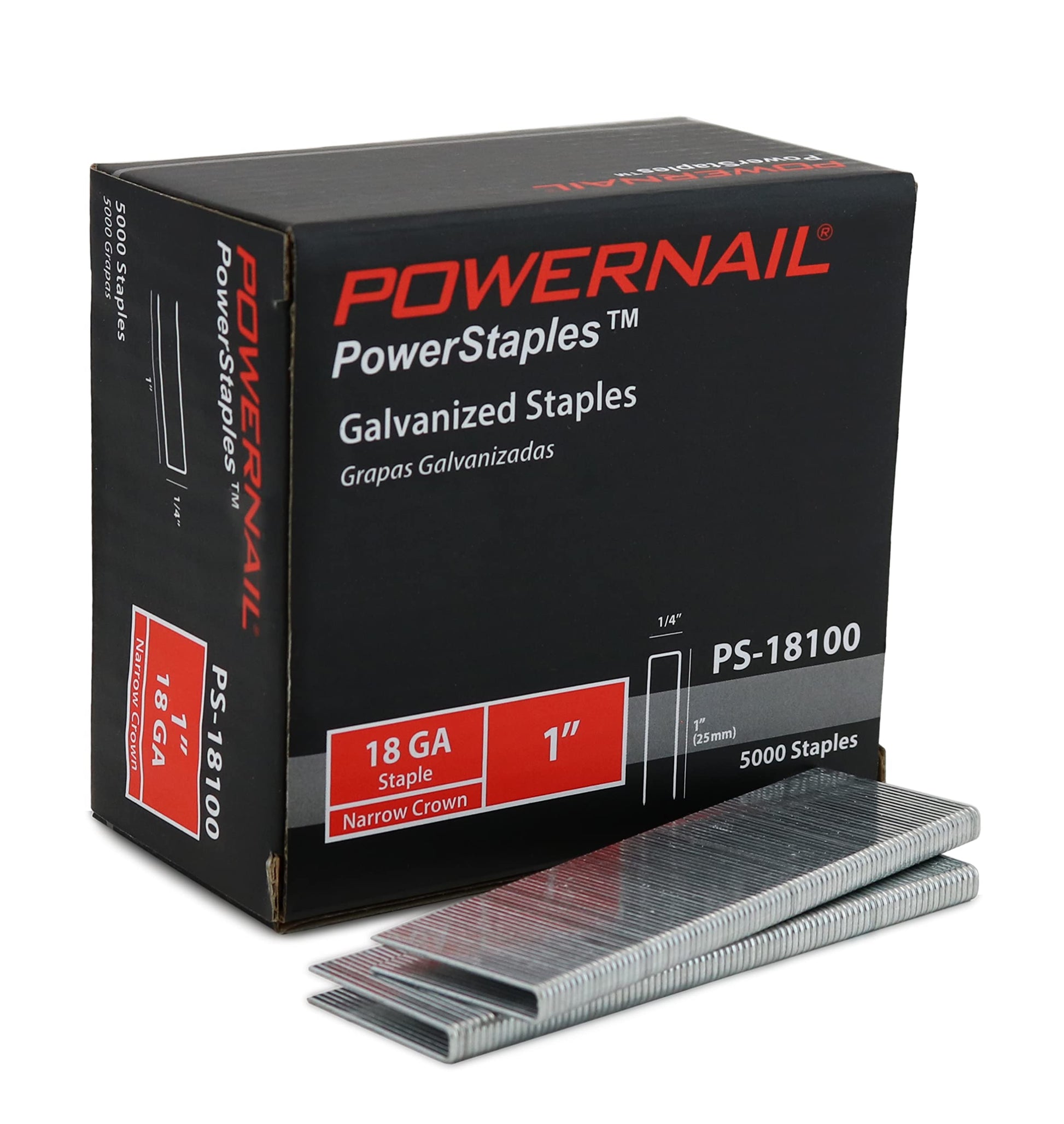POWERNAIL STAPLE CROWN NARROW