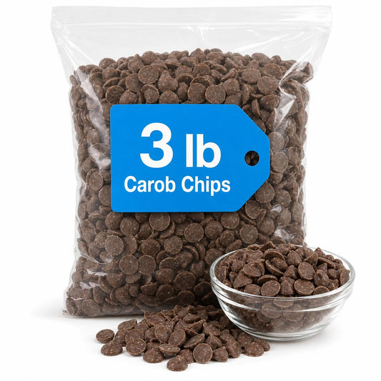 Kargher Carob Chips 3 lb Bulk Bag