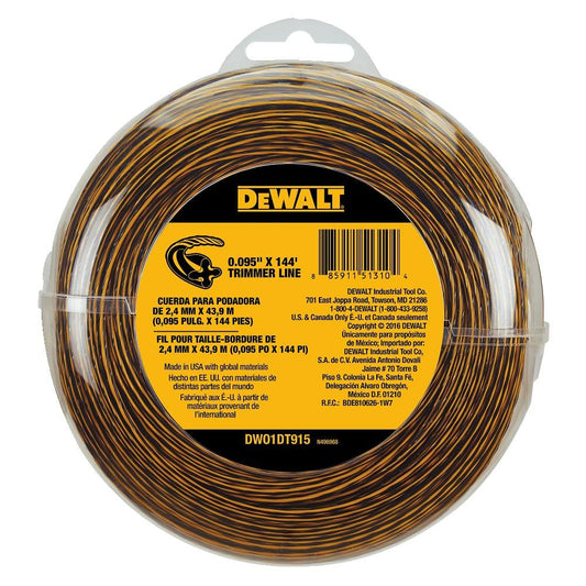 DEWALT Trimmer Line .095in x 144ft DWO1DT915