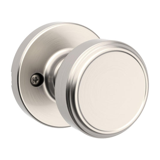 Kwikset Maven Dummy Door Knob Satin Nickel