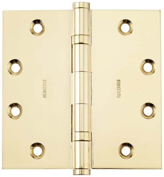 Baldwin 1046003I Square Ball Bearing Mortise Hinge 4.5" x 4.5"